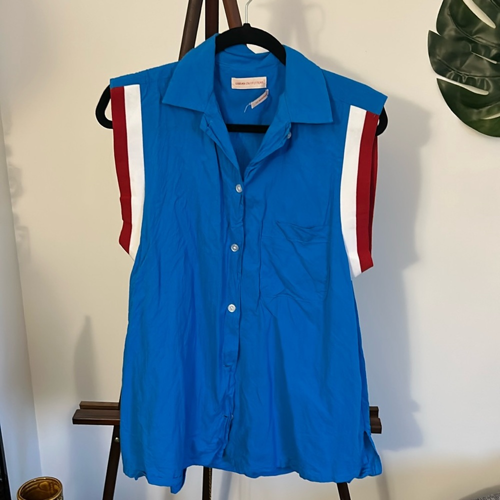 Urban outfitters collared street style top